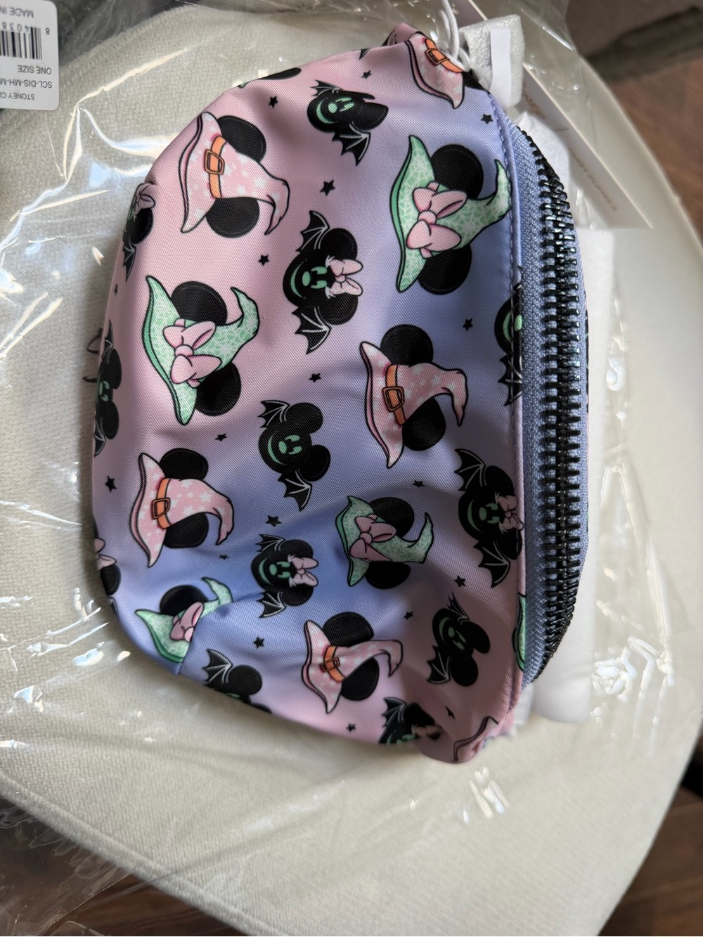 Stoney Clover Lane Kids Minnie Witch Belt Bag- Pink, Lavender, Mint, Black